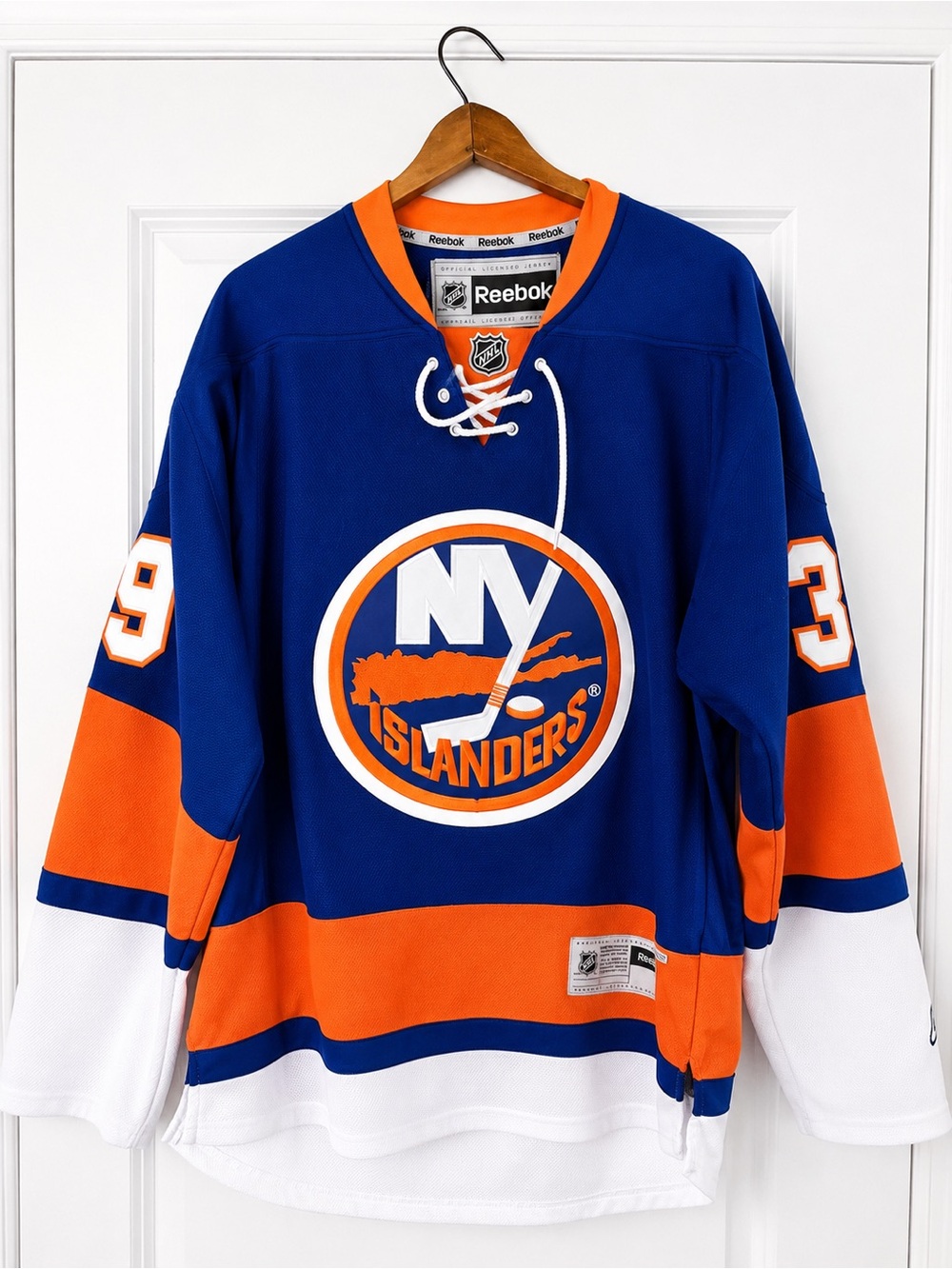 Vintage Y2K Reebok NHL New York Islanders Rick DiPietro #39 Hockey Jersey Medium